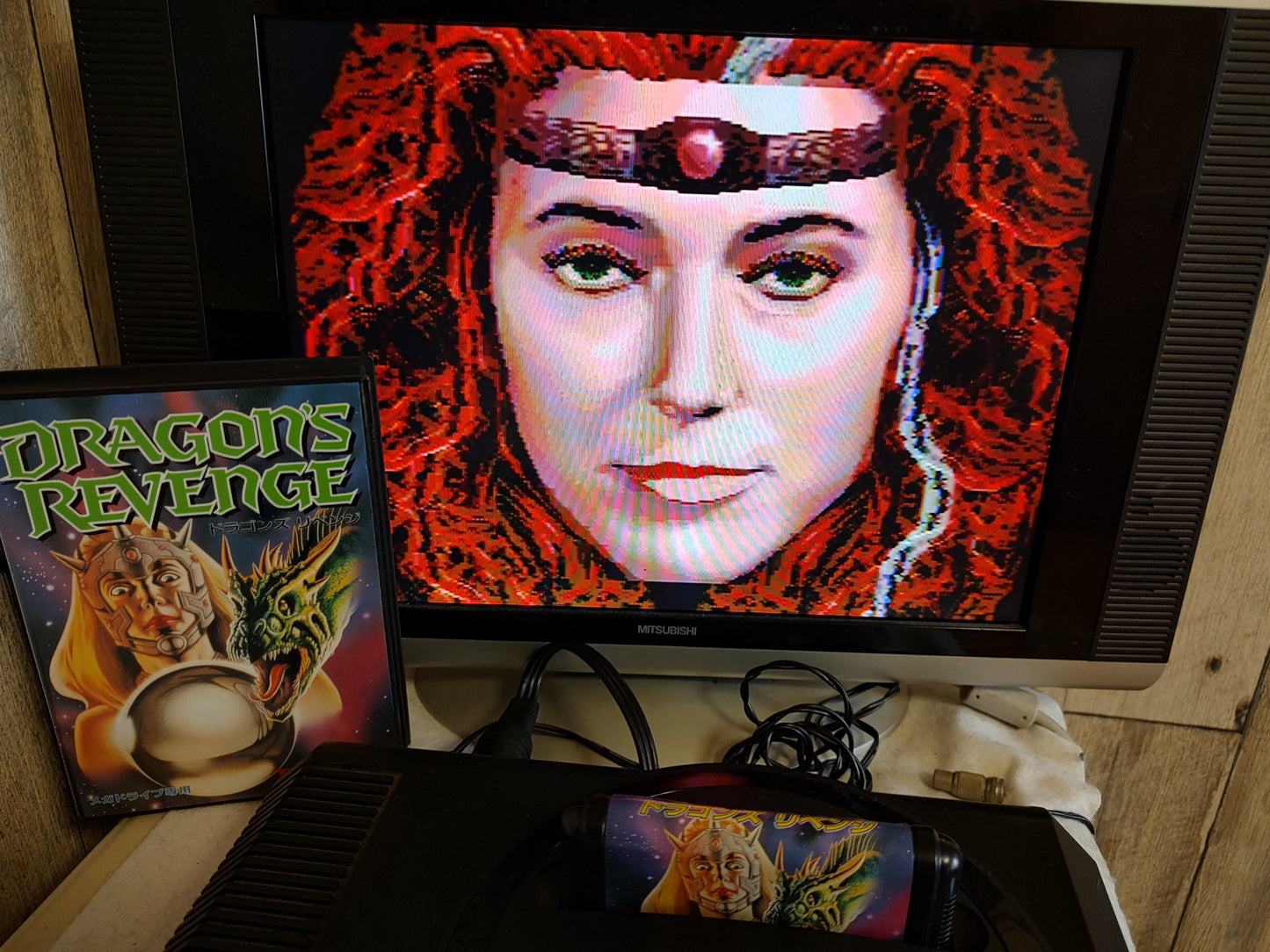 DRAGON'S REVENGE SEGA MEGA DRIVE game Genesis Cartridge Boxed, Working-f1111-