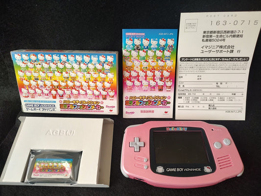 Defective Hello Kitty Special Box LIMITED EDITION GAMEBOY ADVANCE CONSOLE-f1114-