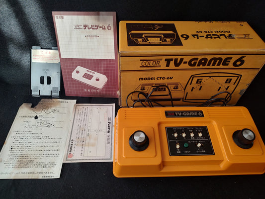 Nintendo TV GAME 6 (CTG-6V) Console,Manual and Box set, working-f1114-