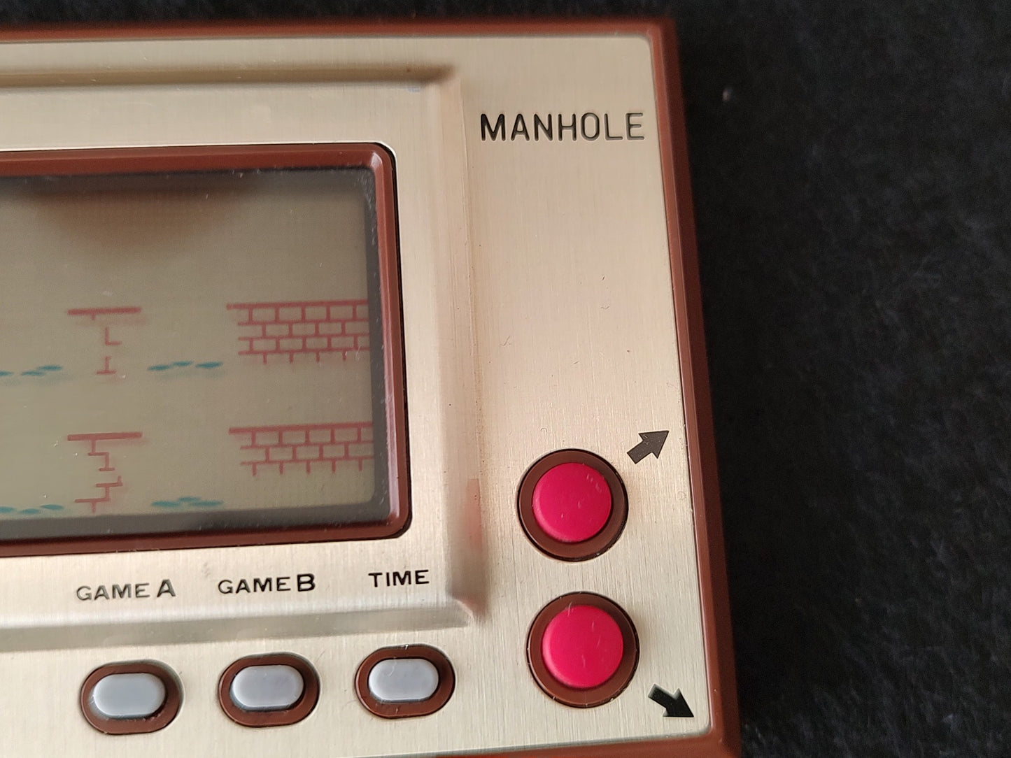 Vintage Nintendo Game & Watch Manhole (utility hole) console, Working-f1117-