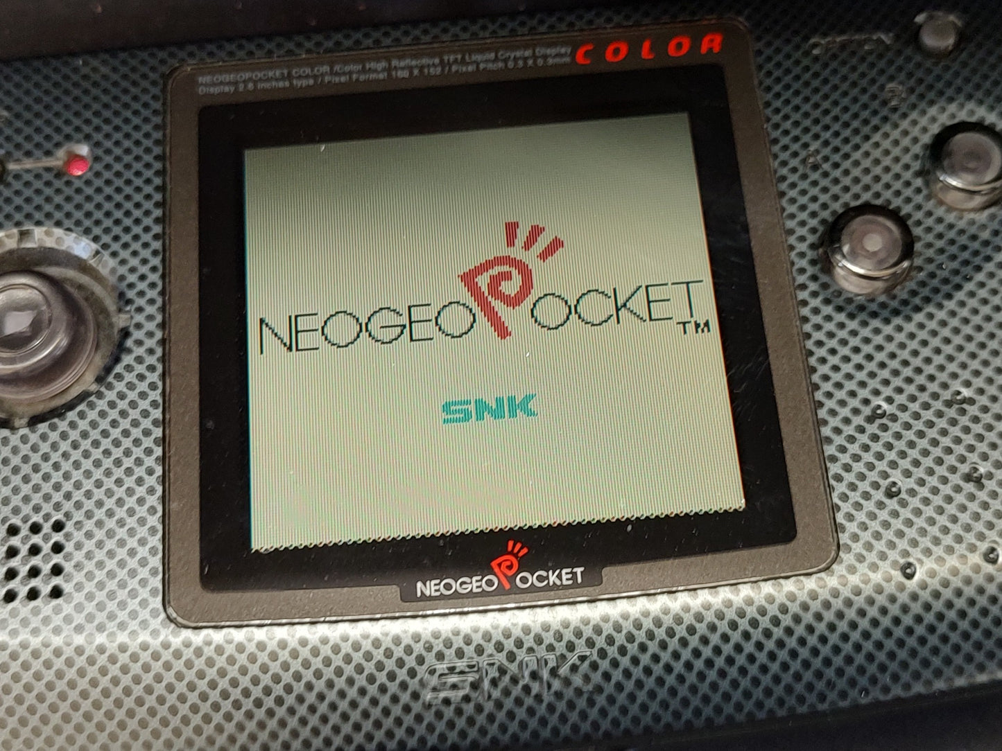 SNK NEOGEO POCKET Color Carbon Black Console and box set, Working-f1124-