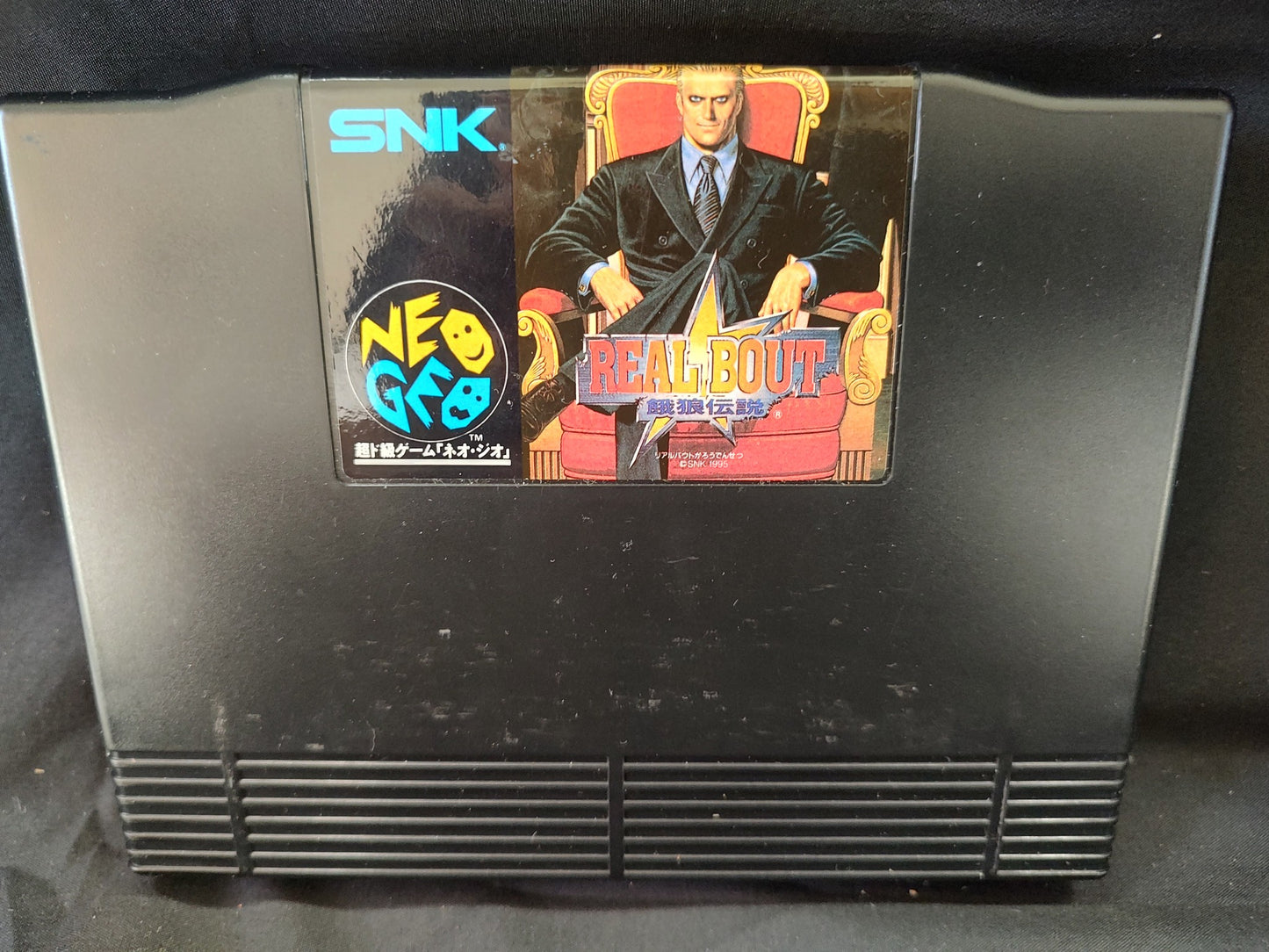 Real Bout Fatal Fury SNK NEO GEO AES Cartridge, Manual Boxed set tested-f1128-