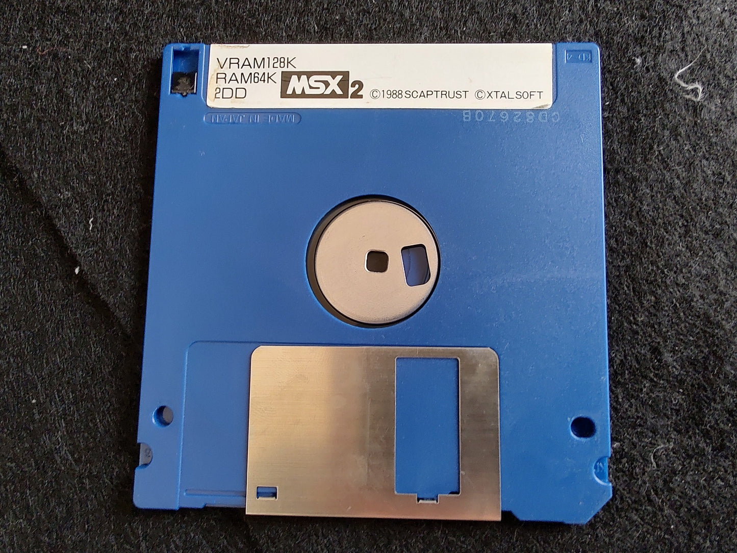CRIMSON MSX2 3.5FDD,Game disk, w/Manual, Box set, Working-f1128-