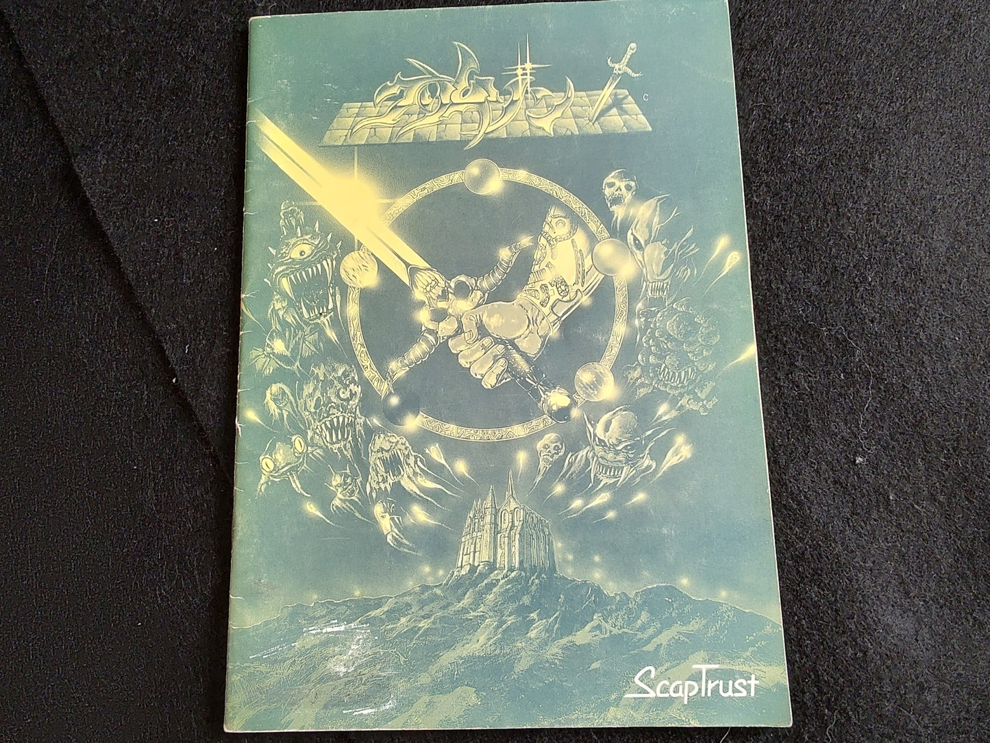 CRIMSON MSX2 3.5FDD,Game disk, w/Manual, Box set, Working-f1128-