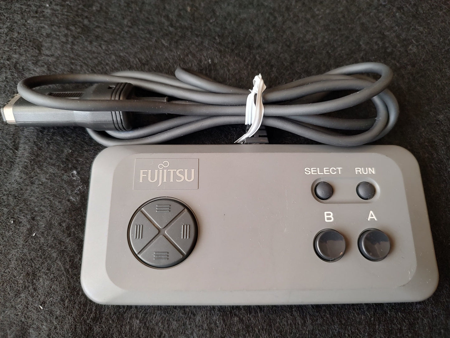 FUJITSU FM Towns /MARTY Original controller pad FMT-PD102, tested-f1201-