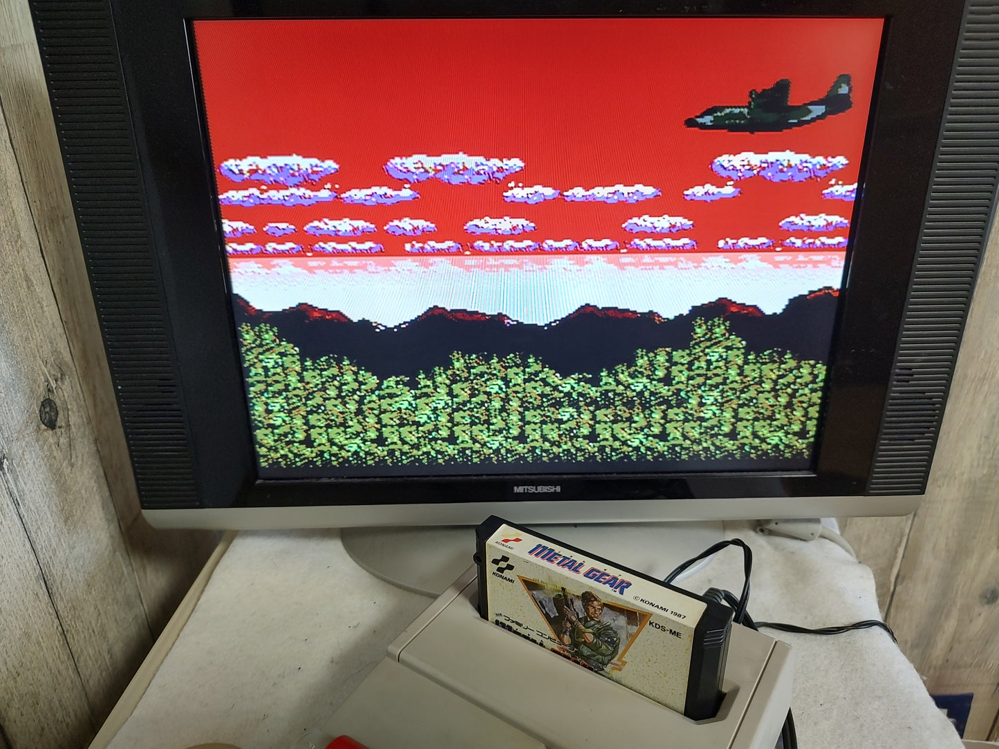 METAL GEAR Famicom FC NES Cartridge only, working-f1206-