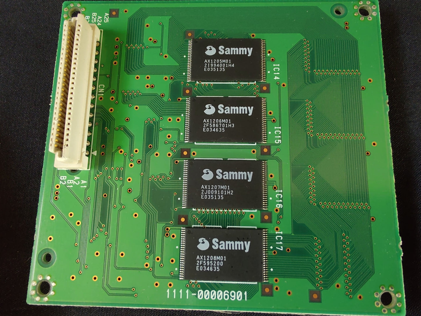 Guilty Gear Isuka Atomiswave JAMMA PCB System Cartridge, Workig-f1214-