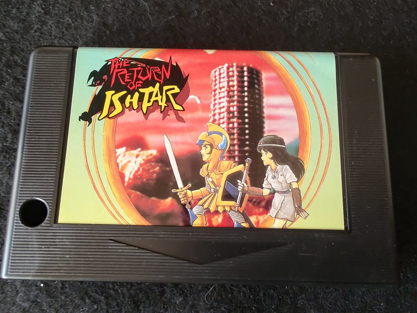 The Return of Ishtar MSX/MSX2 Game Cartridge, w/Manual, Box set, Working-f1218-