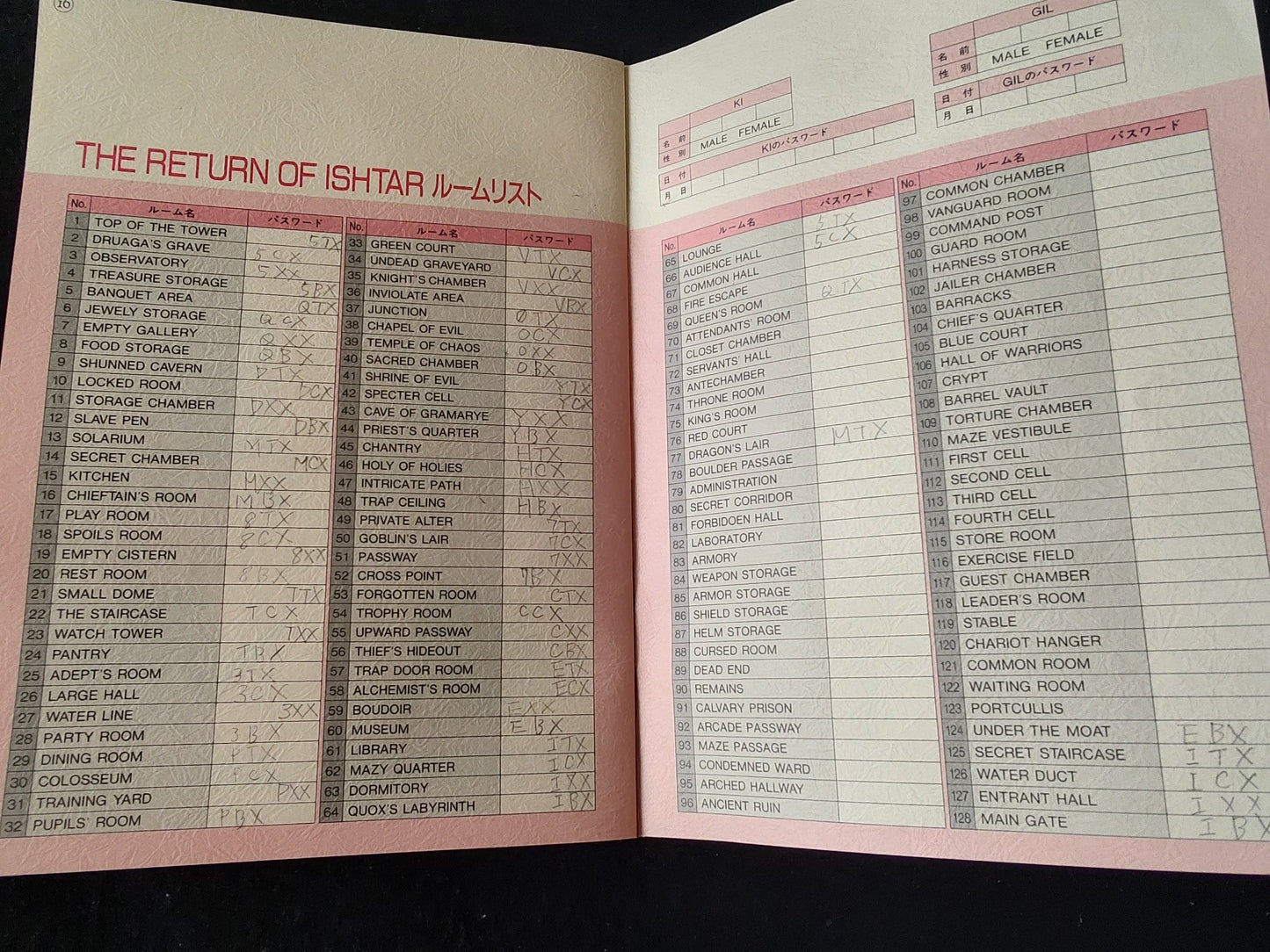 The Return of Ishtar MSX/MSX2 Game Cartridge, w/Manual, Box set, Working-f1218-