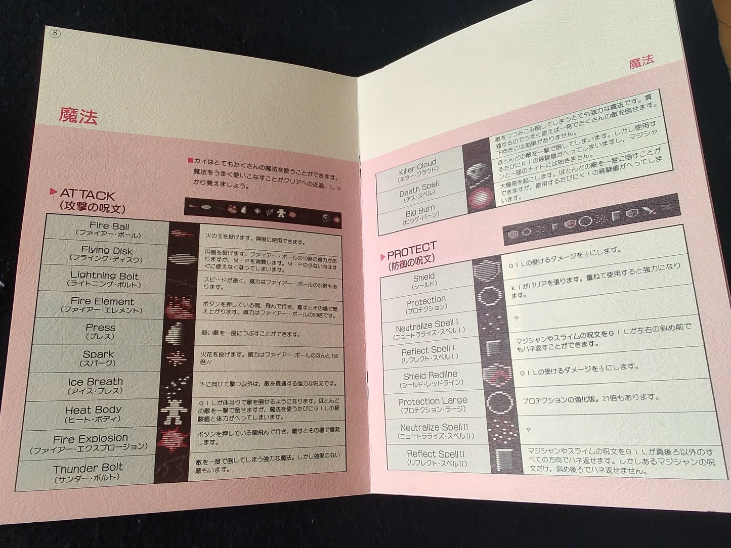 The Return of Ishtar MSX/MSX2 Game Cartridge, w/Manual, Box set, Working-f1218-