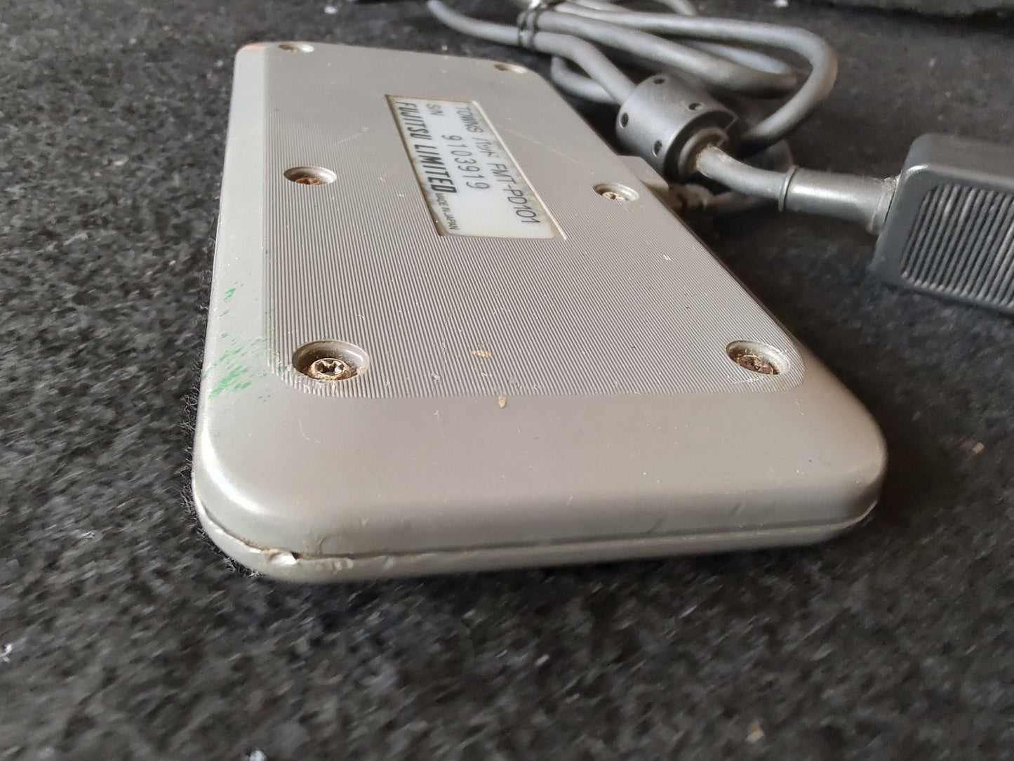FUJITSU FM Towns /MARTY Original controller pad FMT-PD101, tested-f1218-