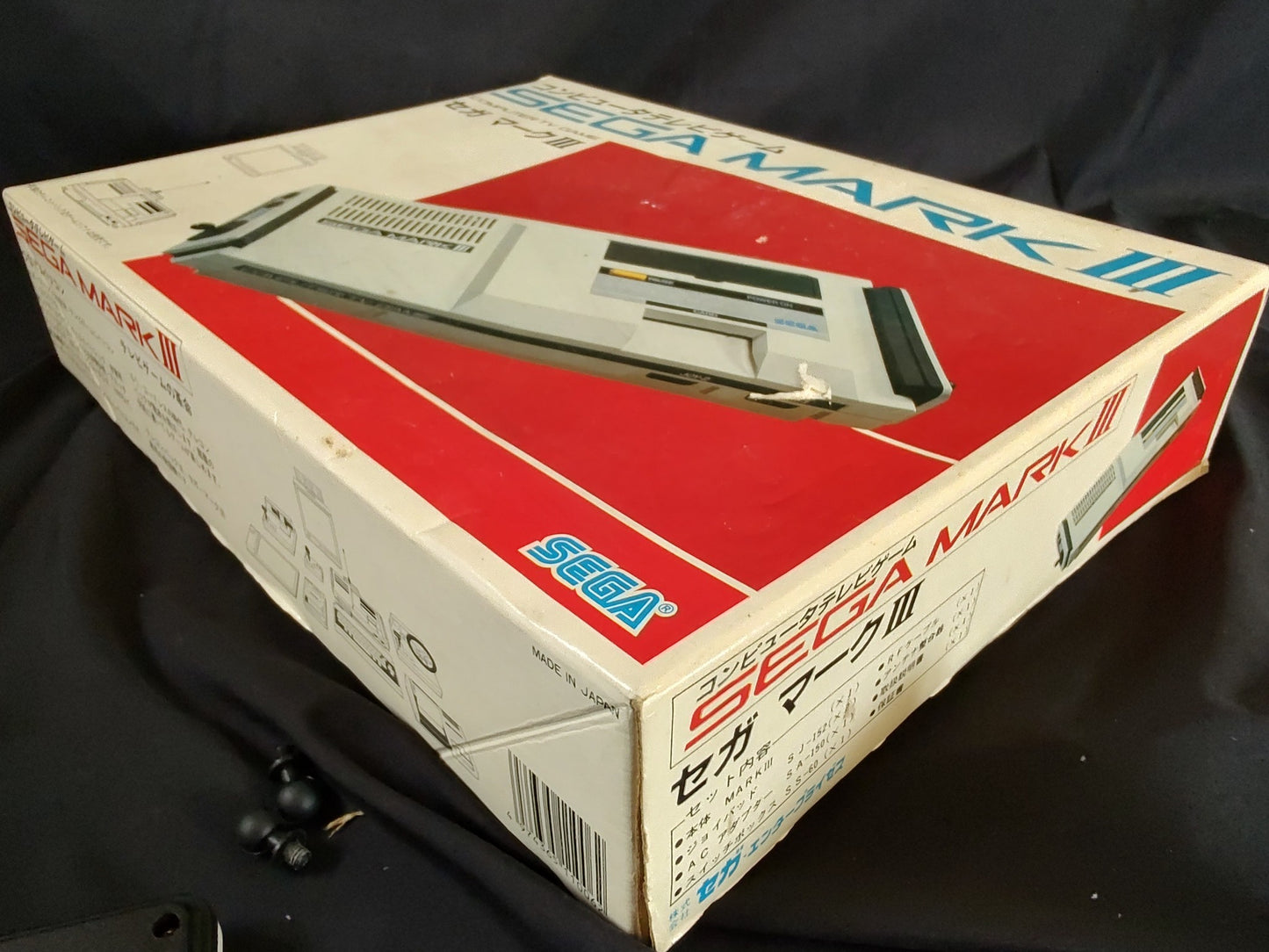 SEGA MARK 3 III CONSOLE (Sega Master System) ,w/Pads PSU, Box, Working-f1221-