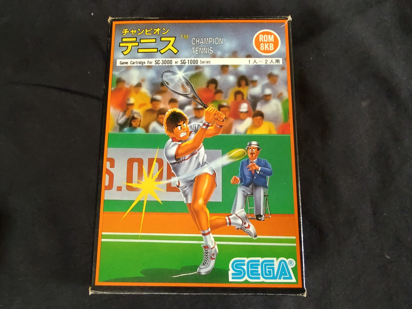 Champion Tennis SEGA Mark 3 Master system Cartridge,Manual,Boxed/tested-f1221-