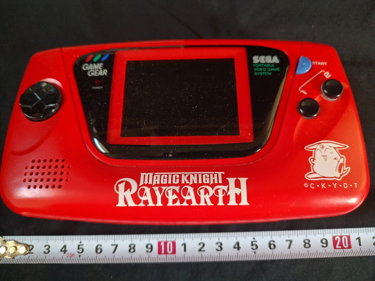 SEGA GAME GEAR Magic Knight Rayearth Limited Red Console and Game set-f1222-