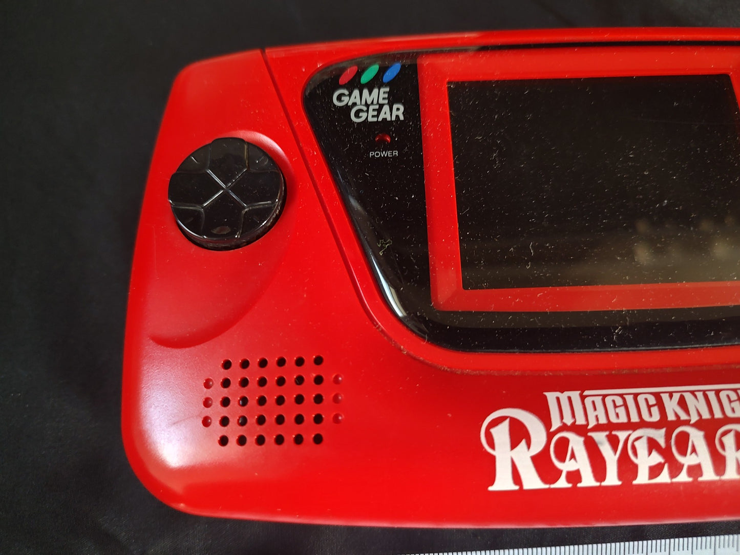 SEGA GAME GEAR Magic Knight Rayearth Limited Red Console and Game set-f1222-