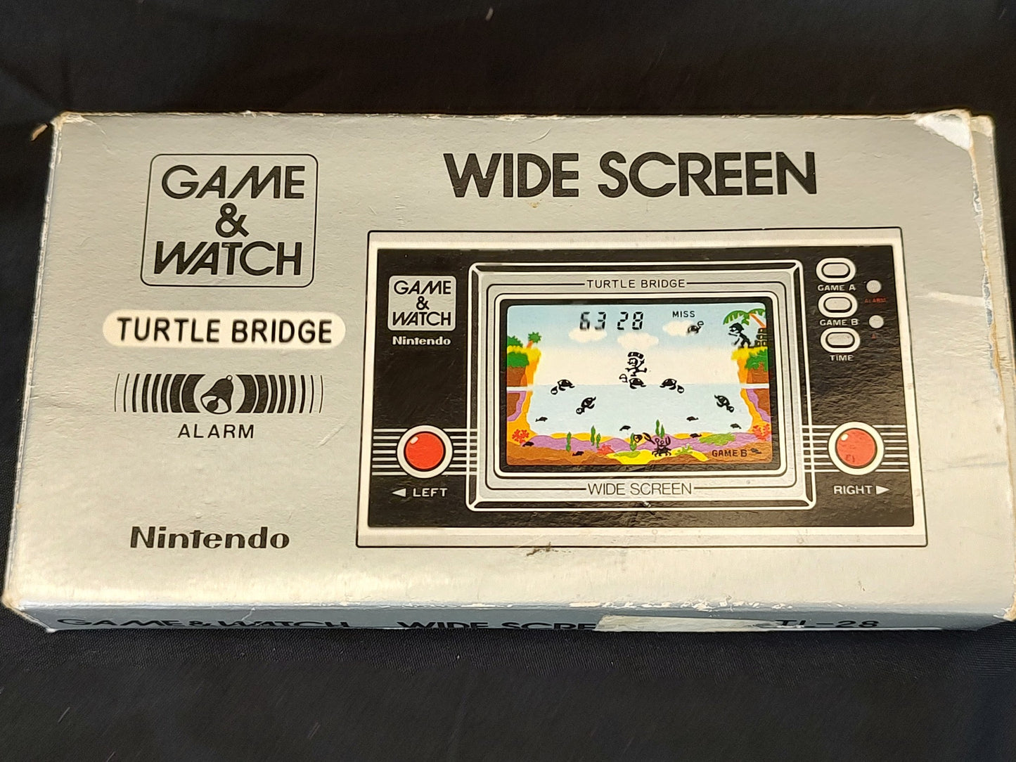 Vintage Nintendo Game & Watch TURTLE BRIDGE Console,Manual,Boxed tested-f1225-