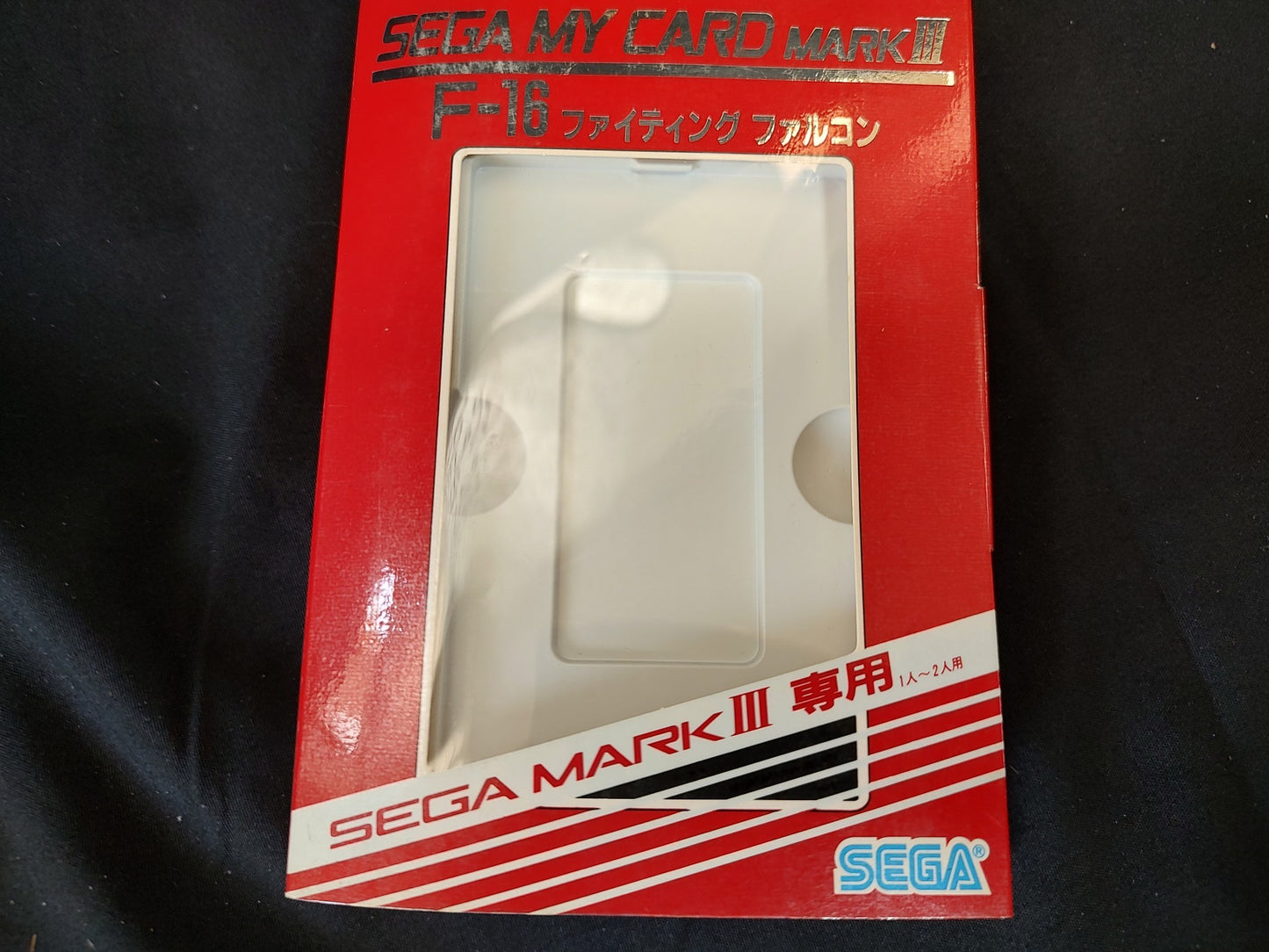 F-16 FIGHTING FALCON My card SEGA Master system /Mark3 w/Manual, Box-f1226-