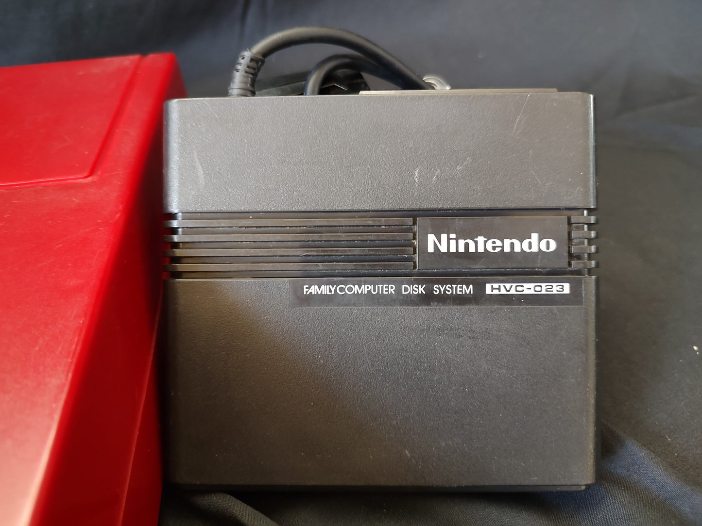 Nintendo Famicom Disk System(HVC-022) Console,RAM Adapter set, Working-f1229-2