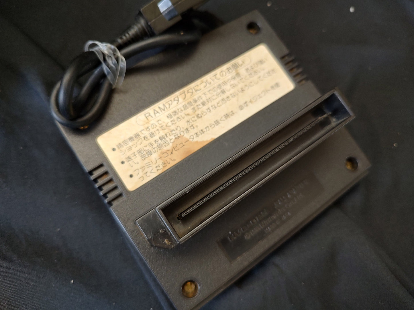 Nintendo Famicom Disk System(HVC-022) Console,RAM Adapter set, Working-f1229-2