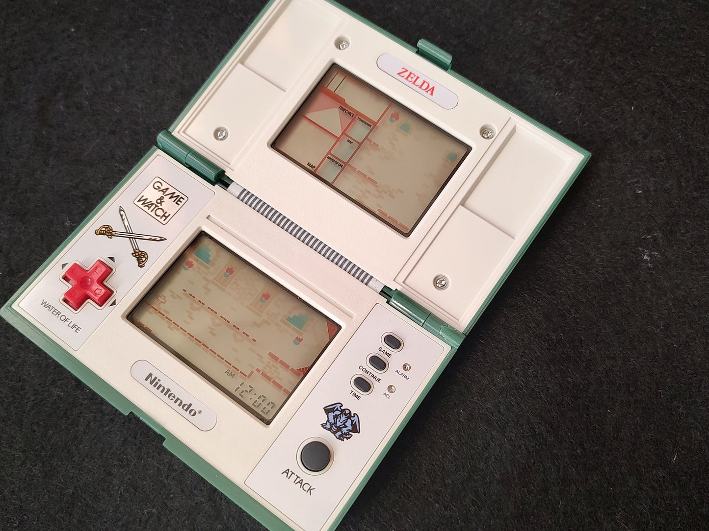 Vintage Nintendo Game & Watch Multi Screen the Legend of Zelda, Working-g0107-
