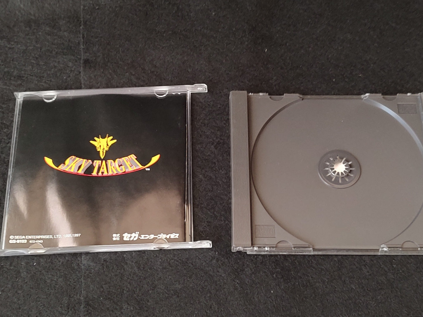 Sky Target -Battle of the Ports- SEGA Saturn Game, Gamedisk and Case-g0111-