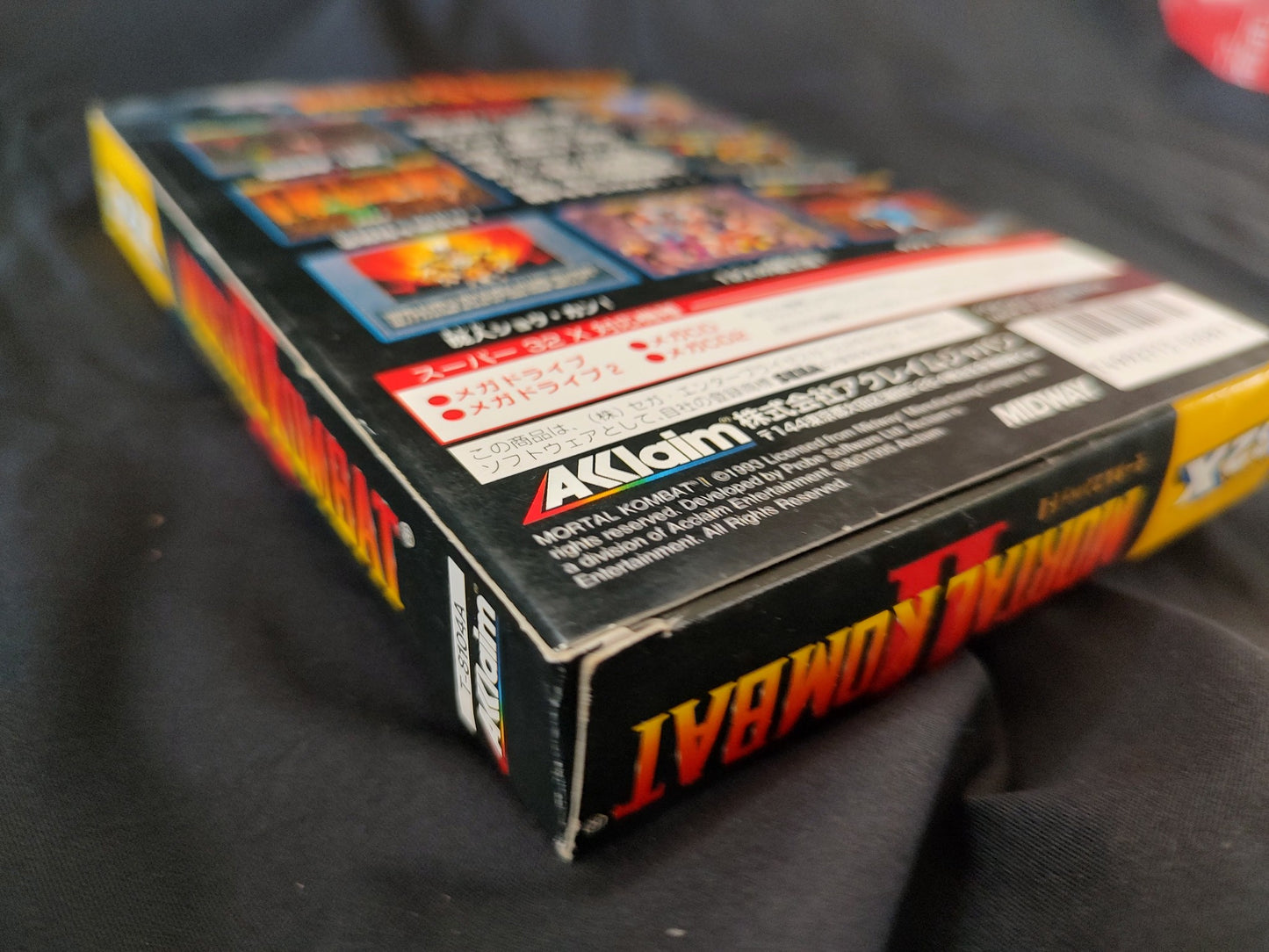 MORTAL KOMBAT 2 Japan SEGA MEGA DRIVE (GENESIS) SUPER 32X set, Working-g0115-