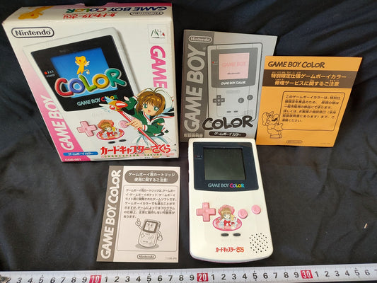 Nintendo Gameboy Color CARD CAPTOR SAKURA Limited edition console Boxed -g0117-