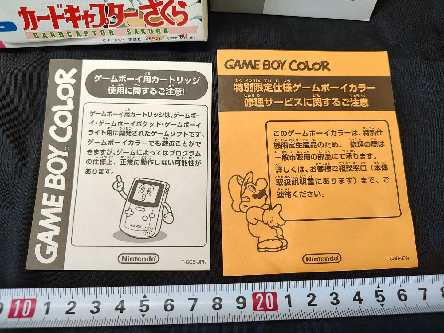 Nintendo Gameboy Color CARD CAPTOR SAKURA Limited edition console Boxed -g0117-