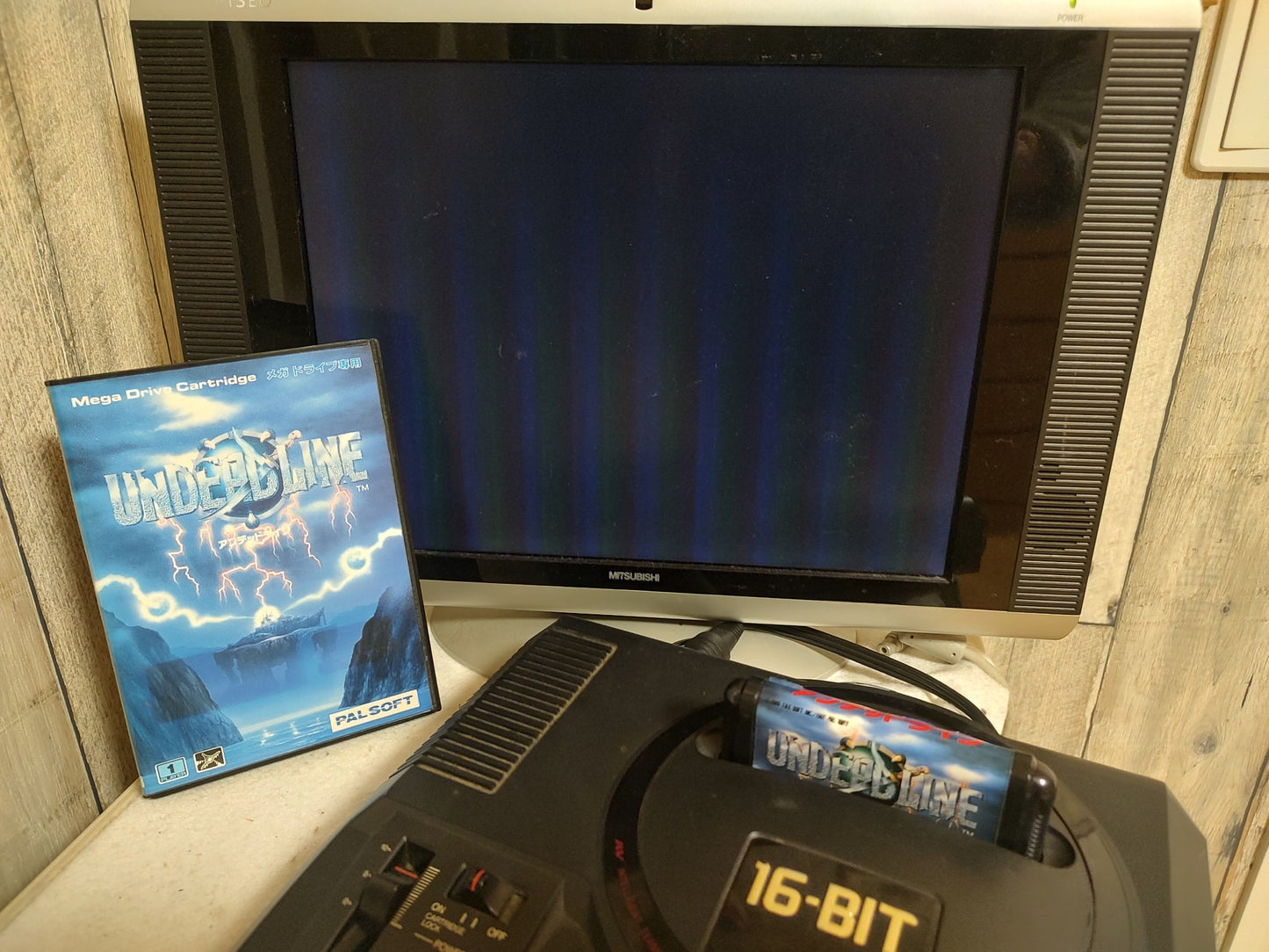 Undeadline (Undead Line) SEGA MEGA DRIVE (Genesis ) Manual, Boxed set-g0129-