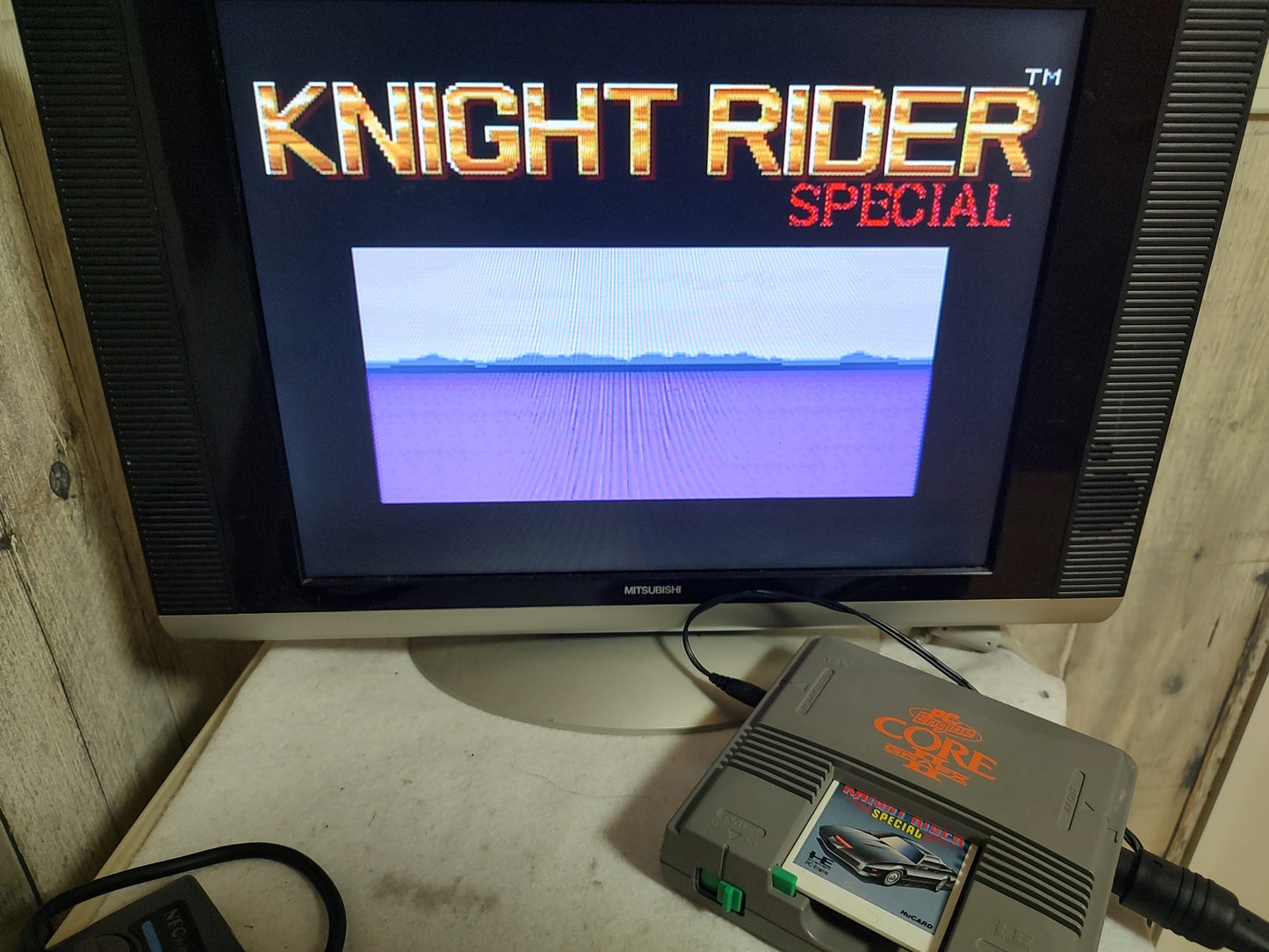 Knight Rider Special NEC PC Engine TurboGrafx-16 PCE game, Working-g0129-