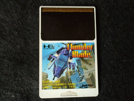 Thunder Blade NEC PC Engine TurboGrafx-16 PCE game, Working-g0129-