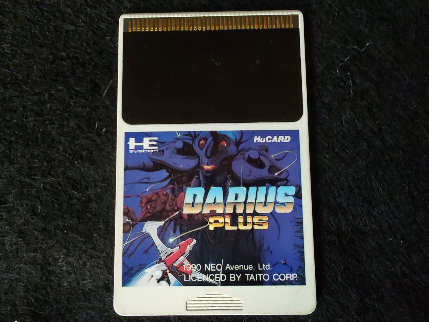 Darius Plus NEC PC Engine TurboGrafx-16 PCE game, Working-g0129-