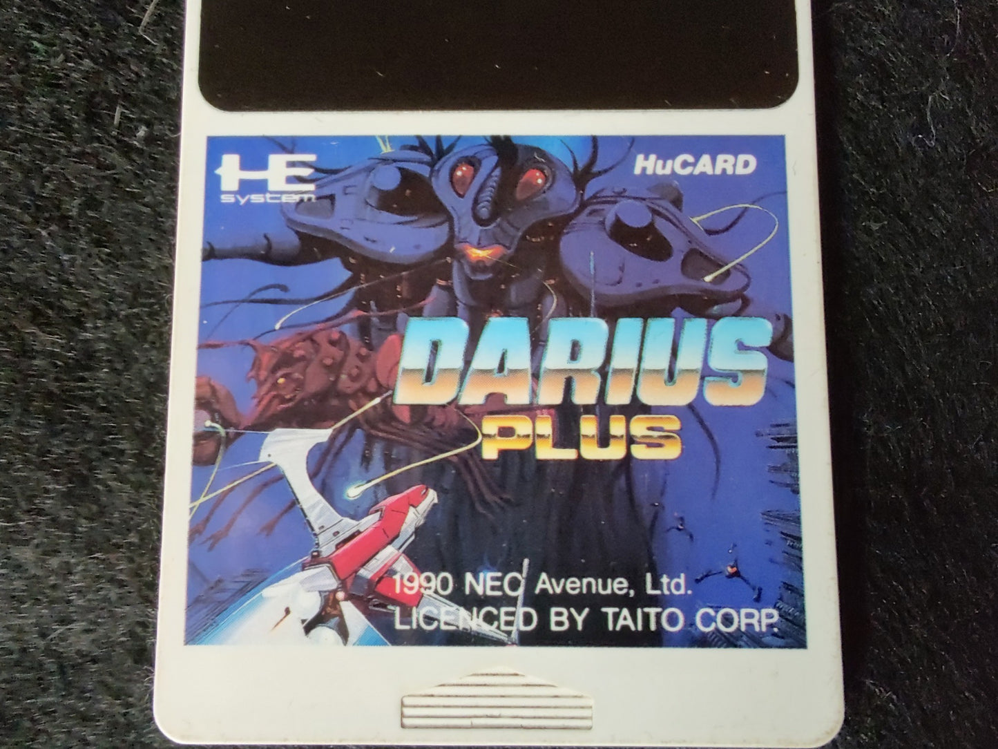 Darius Plus NEC PC Engine TurboGrafx-16 PCE game, Working-g0129-