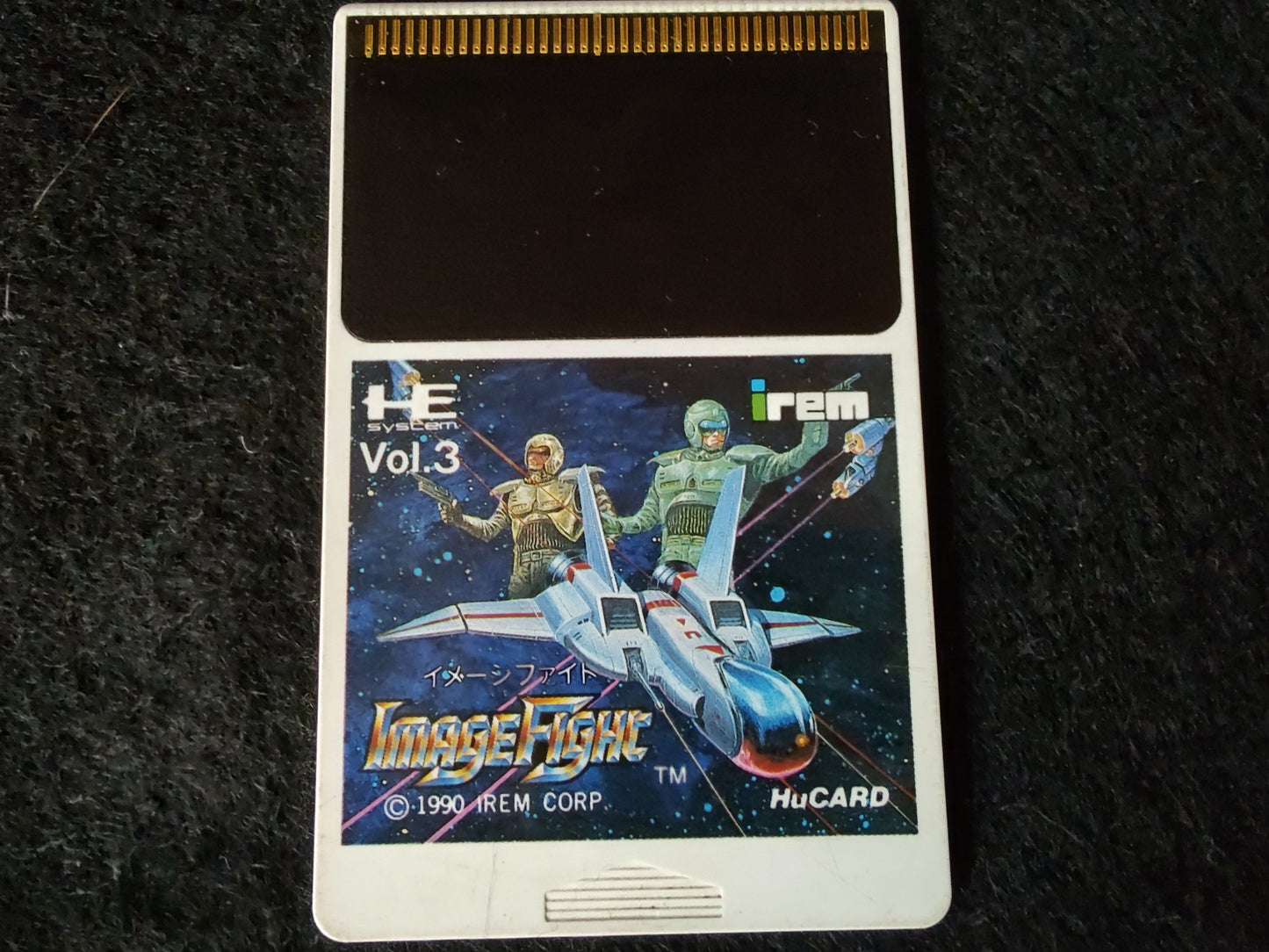 Image Fight NEC PC Engine TurboGrafx-16 PCE game, Working-g0129-