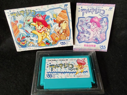 ARMADILLO Nintendo FAMICOM(NES) Cartridge, Manual, Box set, Working-g0130-