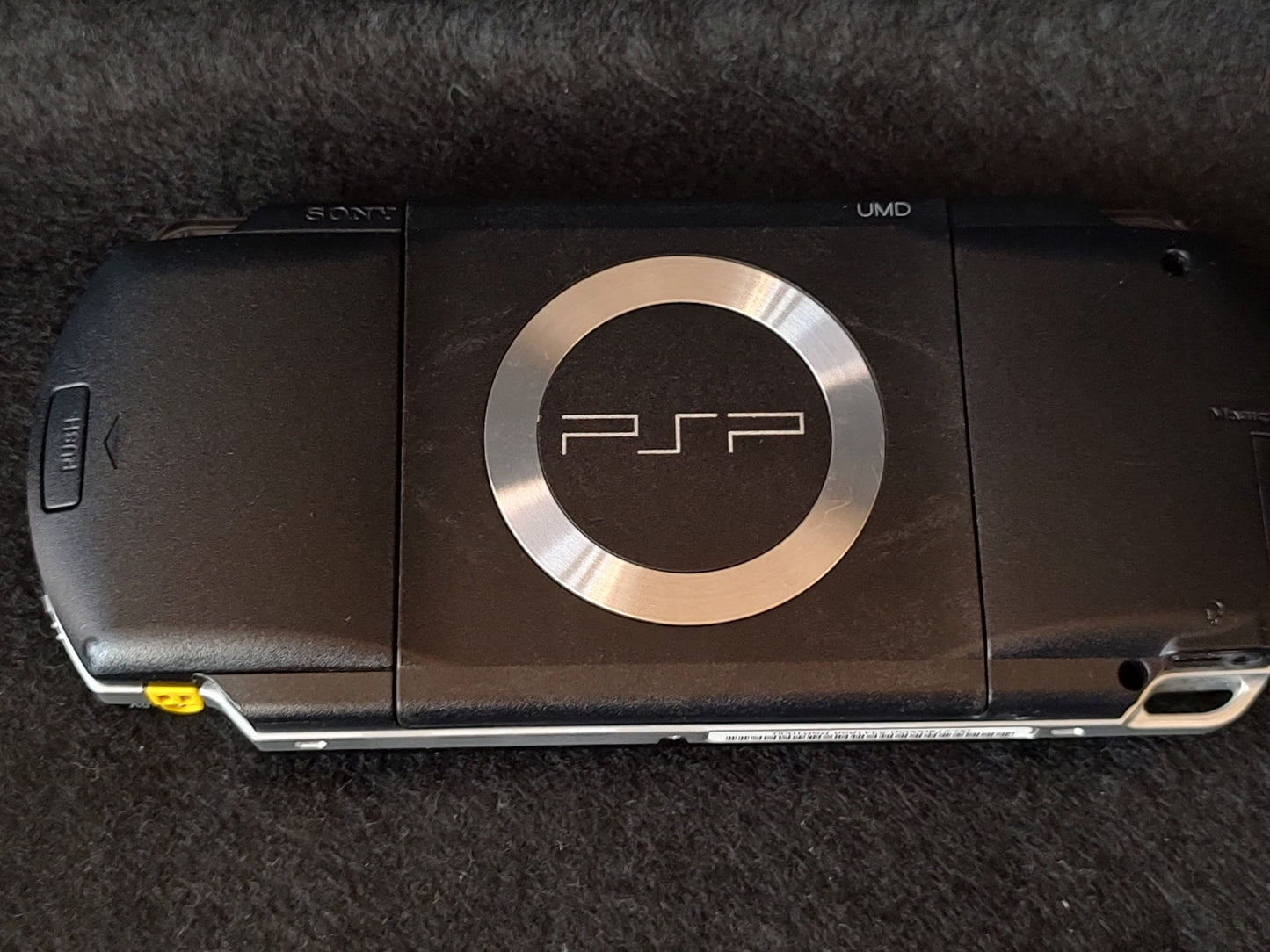SONY PSP-1000 Console Piano Black color w/32M memory, Working, No-battery -g0130 - Hakushin Retro Game shop