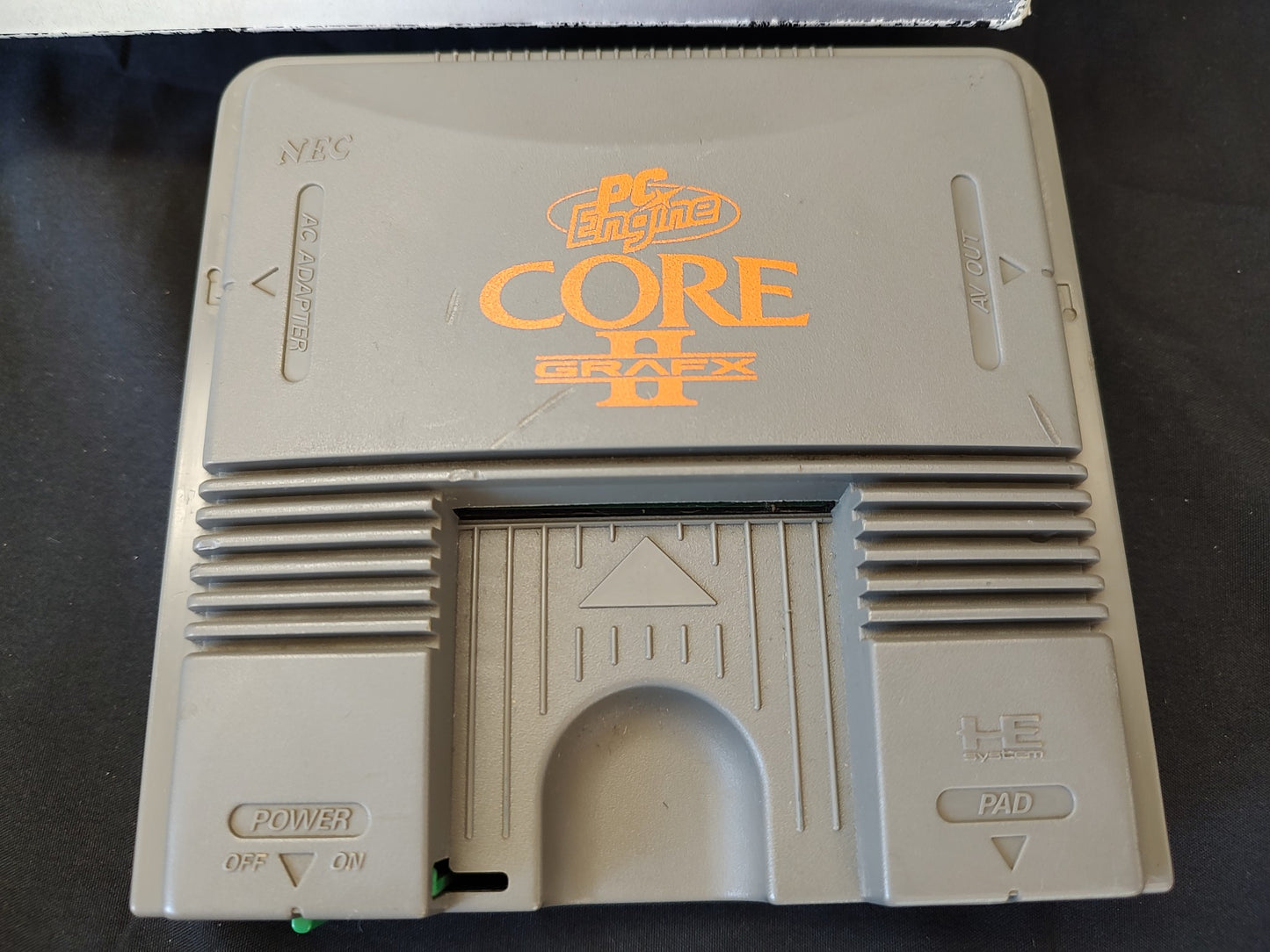 NEC PC Engine Coregrafx2 Console PI-TG7 and Pad w/Box set, working-g0130-2