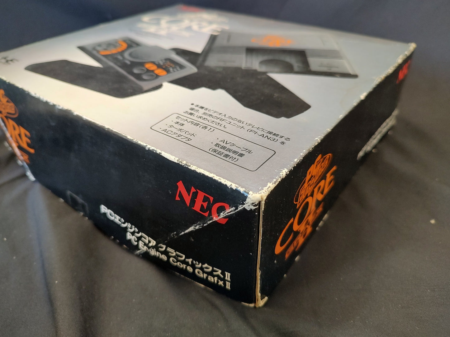 NEC PC Engine Coregrafx2 Console PI-TG7 and Pad w/Box set, working-g0130-2