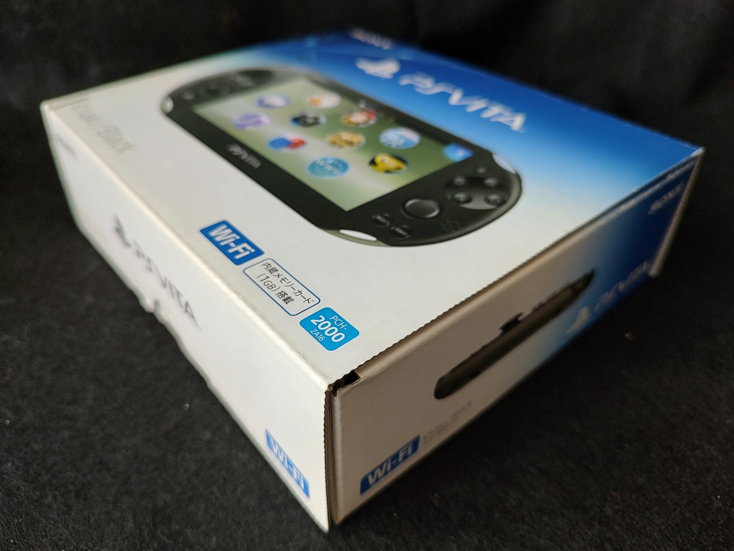 SONY PS Vita PCH-2000 Hhaki Black Console 1GB, w/Manual Box set, Working-g0201-