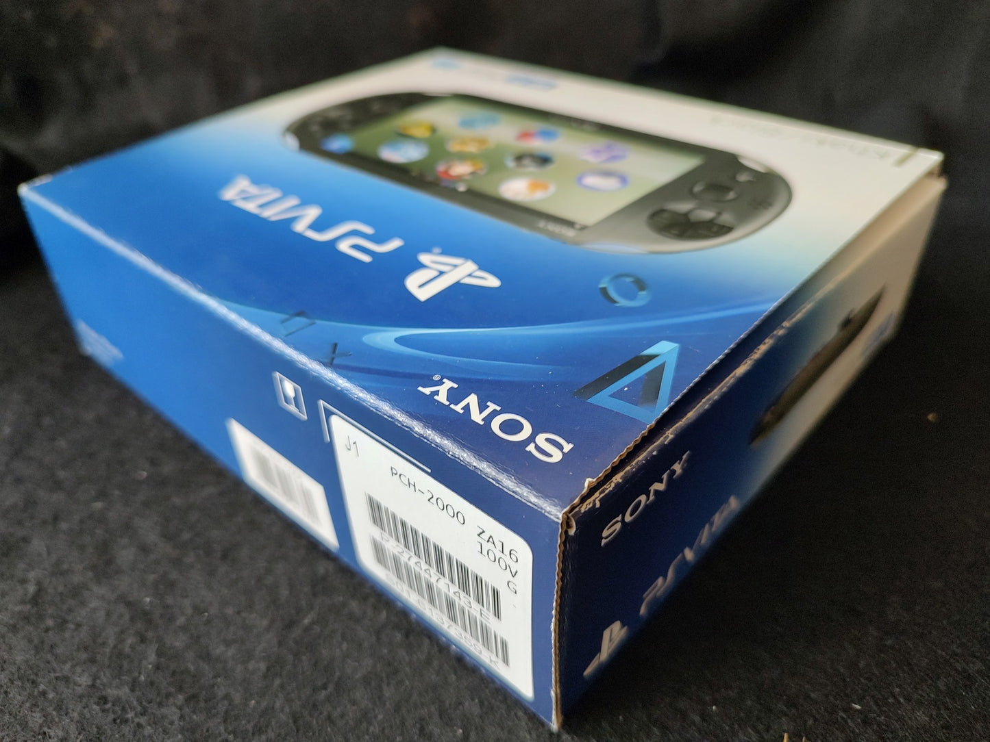 SONY PS Vita PCH-2000 Hhaki Black Console 1GB, w/Manual Box set, Working-g0201-