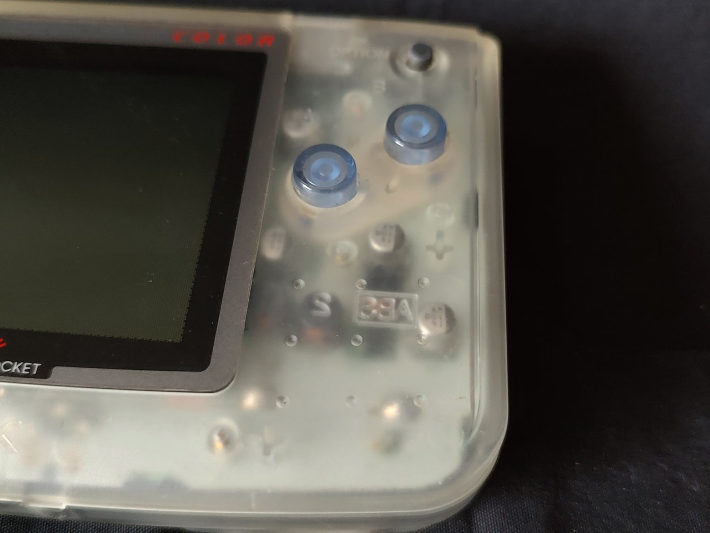 SNK NEOGEO POCKET Color Crystal white Console and Game set tested -g0205-
