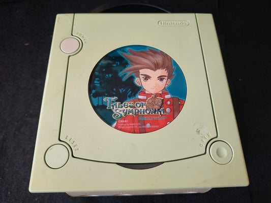 Defective Nintendo Gamecube Symphonic Green Console Tales of symphonia limited
