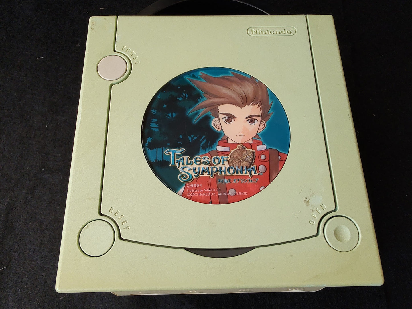 Defective Nintendo Gamecube Symphonic Green Console Tales of symphonia limited