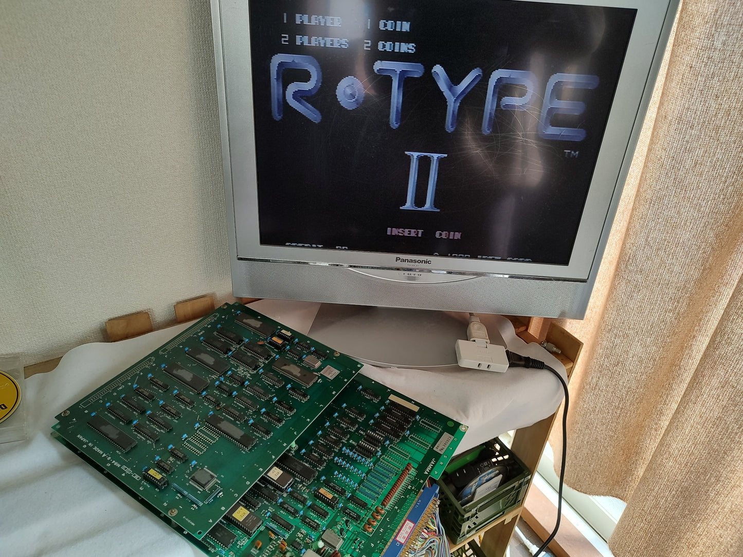 JAMMA IREM R-TYPE 2 (R-TYPE II) Arcade PCB System JAMMA Board set, Working-g0212