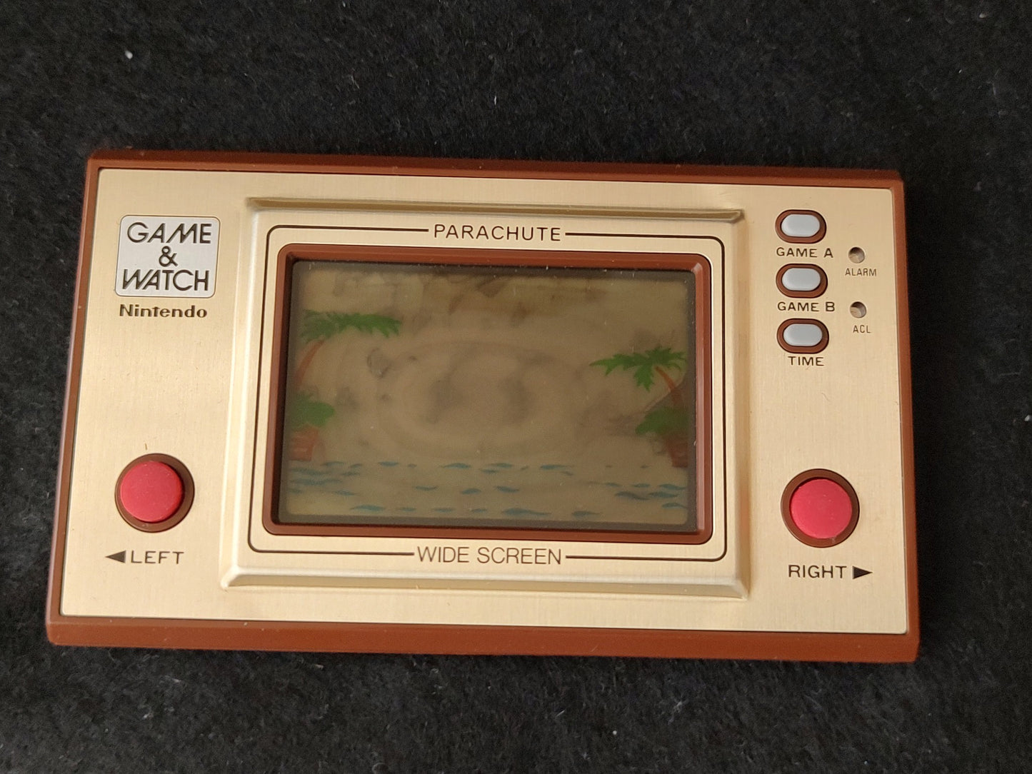 Vintage Nintendo Game & Watch Parachute wide Screen, Manual, Boxed set-g0215-