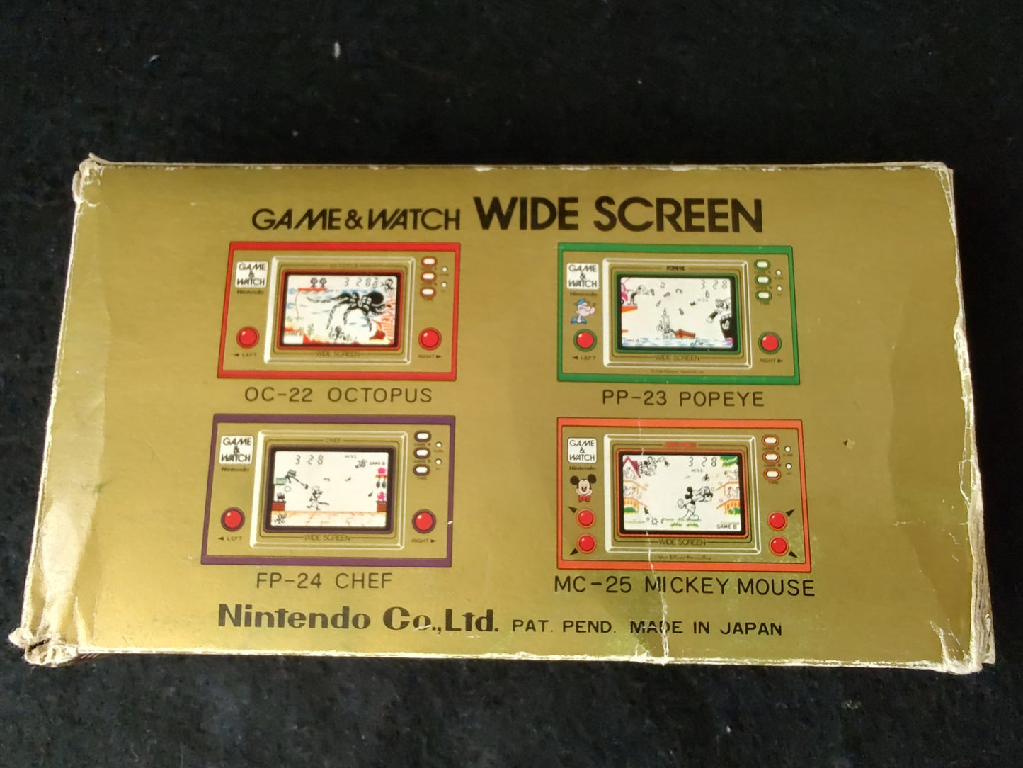 Vintage Nintendo Game & Watch Parachute wide Screen, Manual, Boxed set-g0215-