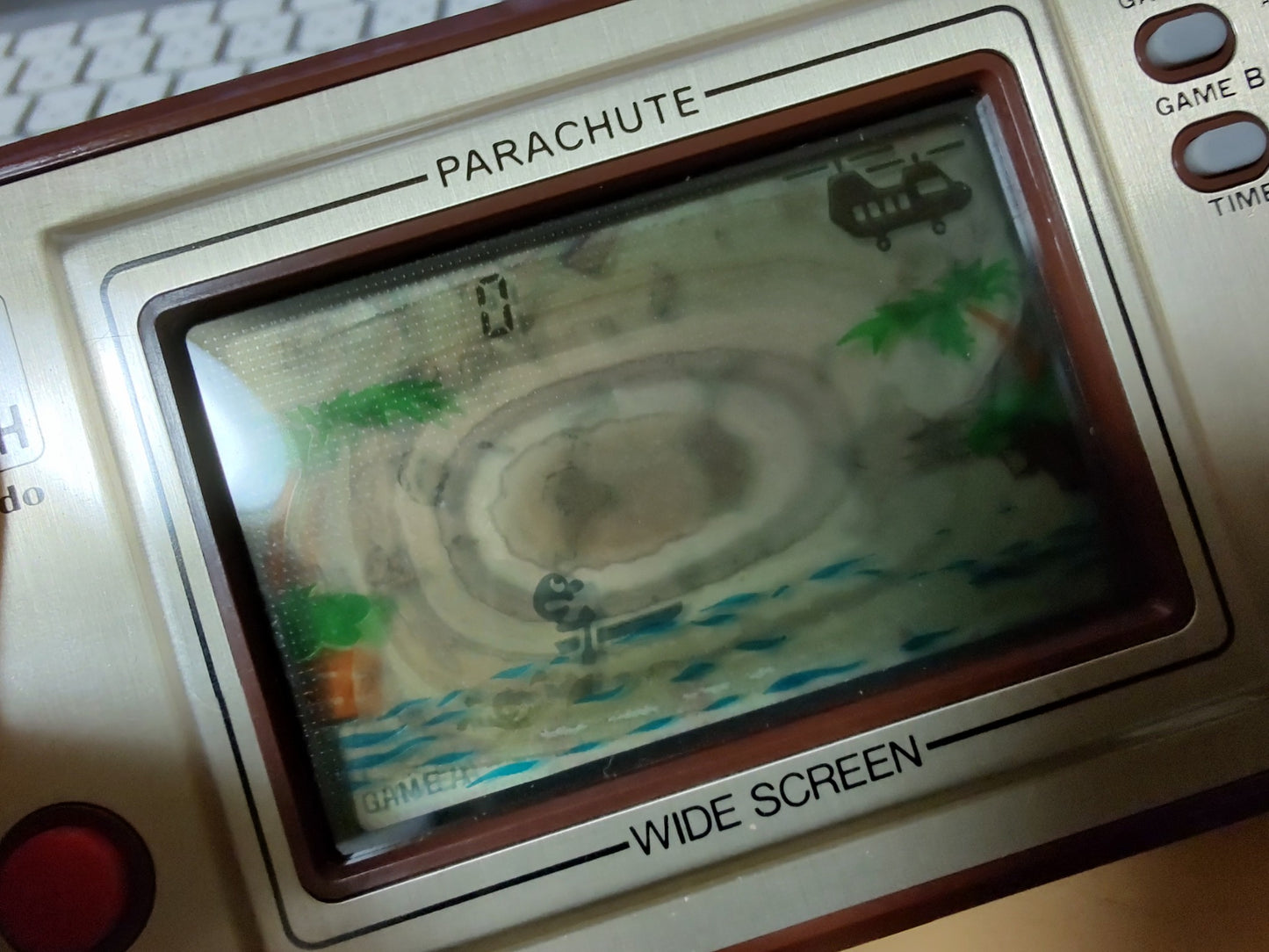 Vintage Nintendo Game & Watch Parachute wide Screen, Manual, Boxed set-g0215-