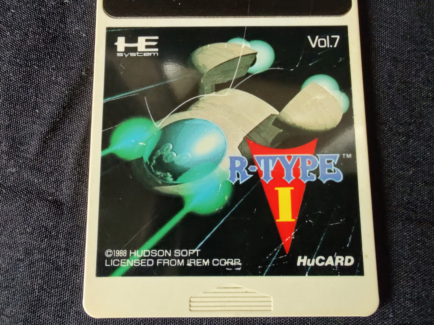 R-TYPE 1 Part 1 NEC PC Engine TurboGrafx-16 PCE game, Working-g0222-