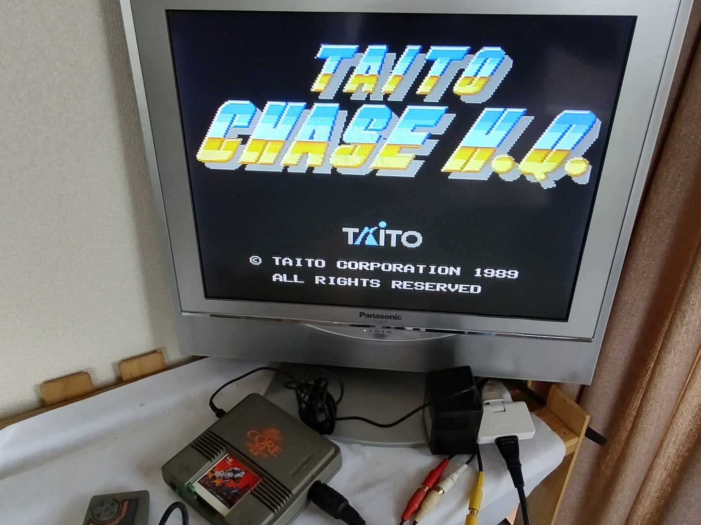 TAITO CHASE H.Q. NEC PC Engine TurboGrafx-16 PCE, Working-g0222-