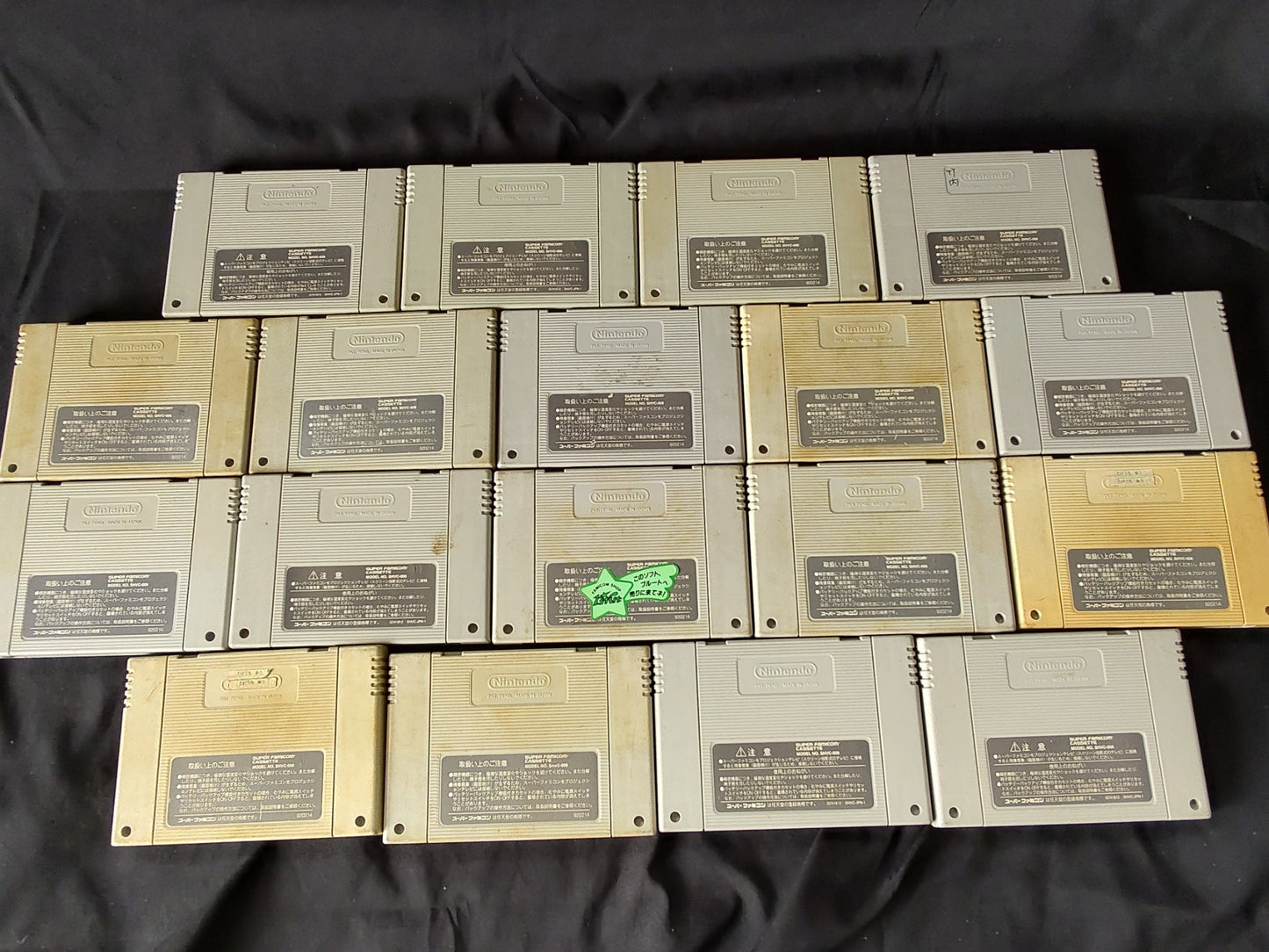 Wholesale lots of 18 Nintendo Super Famicom SFC SNES Game Cartridge set-g0223-